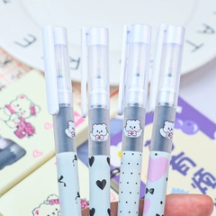 [ Set 10 Hộp ] Bút Bi [ 0.5mm - Đen - 1 Hộp 4 Cây ] - 95653
