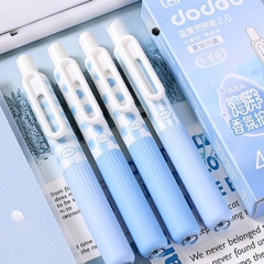 [ Set 10 Hộp ] Bút Bi Gel Doudou 2.0 [ 0.5mm - Đen - 1 Hộp 4 Cây ] - 95856