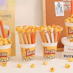 [ Hộp 36 Cây ] Bút Bi Popcorn Xoá Được [ 0.5mm - Xanh ] - 95857