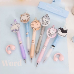 [ Hộp 36 Cây ] Bút Bi Xoay Meow Meow [ 0.5mm - Đen ] - 95858