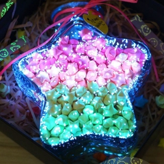 [ Set 10 Cái ] Bình Đựng Sao Dạ Quang [ Giao Nhiều Màu -  Chỉ Bình Và Nắp ] - 96143