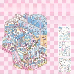 [ Set 12 Túi ] Sticker Trang Trí 3D [ 18.5*23cm ] - 96227