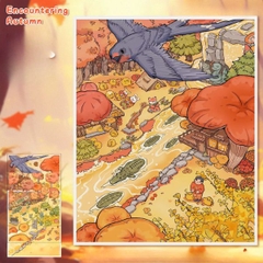 [ Set 5 Bộ ] Sticker Trang Trí 3D [ 24.5*18.3cm ] - 96259