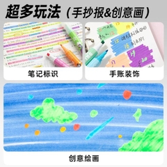 [ Set 10 Hộp ] Bút Dạ Quang 2 Đầu [ Hộp 6 Cây ] - 96768