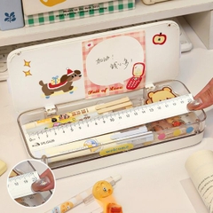 [ Set 2 Cái ] Hộp Đựng Bút + Quản Lý Kế Hoạch - 16188