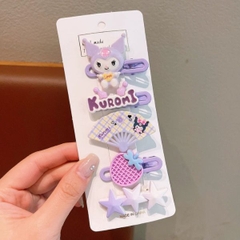 [ Set 10 Bộ ] Kẹp Tóc [ 1 Bộ 5 Cái ] - 16234