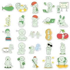 [ Set 10 Túi ] Sticker [ 50 Miếng ] - 16515