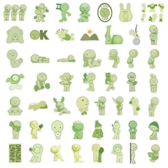 [ Set 10 Túi ] Sticker [ 52 Miếng ] - 16516