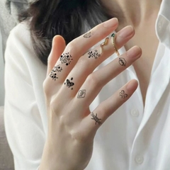 [ Set 10 Bộ ] Hình Xăm [ Bộ 10 Tấm ] - 16543