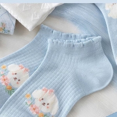 [ Set 10 Đôi ] Vớ Ngắn [ Polyester - Mỏng ] - 16632