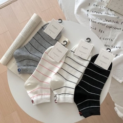 [ Set 12 Đôi ] Vớ Ngắn [ Polyester - Mỏng ] - 16633