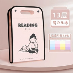 [ Set 4 Cái ] Túi Đựng Hồ Sơ [ A4 - 13 Ngăn ] - 16641