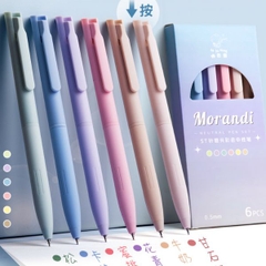[ Set 5 Hộp ] Bút Bi Màu [ 0.5mm - Hộp 6 Cây ] - 16642
