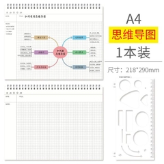 [ Set 4 Quyển ] Sổ Lò Xo Sơ Đồ Tư Duy [ B5/A4 - 160 Trang ] - 16797