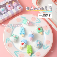[ Set 12 Hộp ] Tẩy [ Hộp 4 Cục ] - 16803