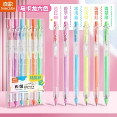 [ Set 6 Hộp ] Bút Bi Màu [ 0.5mm - Hộp 6 Cây ] - 17557