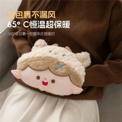 [ Set 2 Cái ] Túi Sưởi Cao Cấp [ Ruột Đã Chứa Nước Chuẩn Quốc Tế Về Cháy Nổ / Kèm Bộ Sạc Nhanh 7 Phút / Dùng Lên Đến 8 Giờ ] - 18004