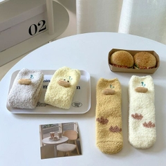 [ Set 5 Đôi ] Vớ Dài Mùa Đông [ Cotton / Có Tag Treo ] - 18026