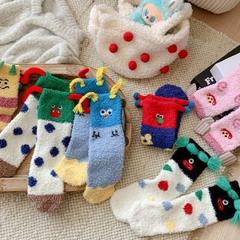 [ Set 5 Đôi ] Vớ Dài Mùa Đông [ Cotton / Có Tag Treo ] - 18035