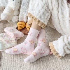 [ Set 5 Đôi ] Vớ Dài Mùa Đông [ Polyester / Có Tag Treo ] - 18052