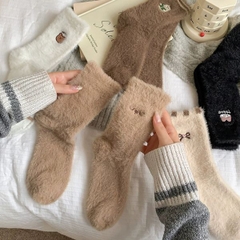 [ Set 5 Đôi ] Vớ Dài Mùa Đông [ Cotton / Có Tag Treo ] - 18056