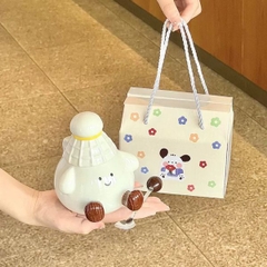 [ Set 2 Bộ ] Ly Cốc Sứ + Nắp + Thìa [ Hộp Đẹp ] - 18107