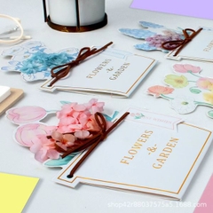 [ Set 12 Cái ] Thiệp Hoa Khô - 18112