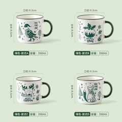 [ Set 4 Cái ] Ly Cốc Sứ - 18154