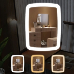 [ Set 2 Cái ] Gương LED Để Bàn - 18371