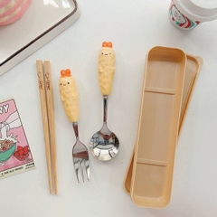 [ Set 5 Bộ ] Thìa Muỗng Đũa - 18410