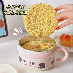 [ Set 2 Cái ] Tô Ăn Mỳ Inox 304 - 18409