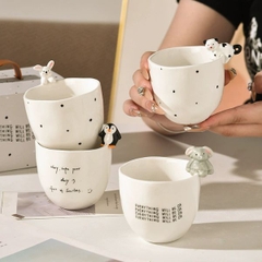 [ Set 2 Cái ] Ly Cốc Sứ [ Hộp Đẹp ] - 18484