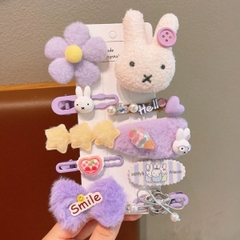 [ Set 5 Vỉ ] Kẹp Tóc [ Vỉ 10 Cái ] - 19184