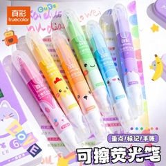 [ Set 5 Hộp ] Bút Dạ TrueColo 2 Đầu Xoá Được [ Hộp 6 Màu ] - 19211