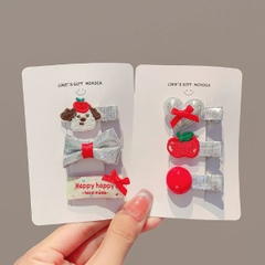 [ Set 10 Vỉ ] Kẹp Tóc [ Vỉ 2 Cái ] - 19236