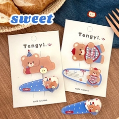 [ Set 10 Vỉ ] Kẹp Tóc [ Vỉ 2 Cái ] - 19257