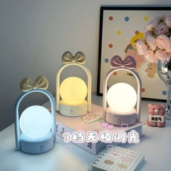 [ Set 2 Cái ] Đèn Ngủ [ 8*7.5*16.5cm / 3 Cài Đặt Sáng ] - 19284