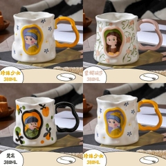 [ Set 2 Cái ] Ly Cốc Sứ - 19359