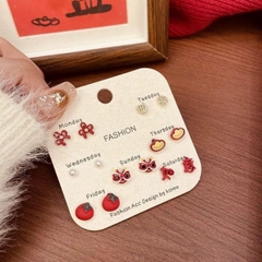 [ Set 5 Vỉ ] Bông Tai - 19621