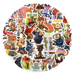 [ Set 10 Túi ] Sticker PVC Zootopia - 19786