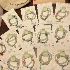 [ Set 10 Vỉ ] Vòng Tay [ Vỉ 2 Cái / Mẫu Sẽ Thay Đổi Charm Đôi Chút Tuỳ Đợt Hàng ] - 19796