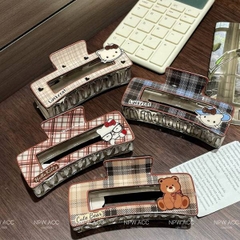 [ Set 12 Cái ] Kẹp Tóc Hello Kitty [ Acrylic / 12-13cm ] - 19805