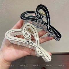 [ Set 12 Cái ] Kẹp Tóc [ Acrylic / 11-13cm ] - 19815