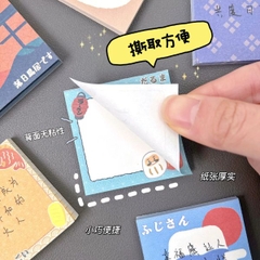 [ Set 30 Xấp ] Giấy Note Phong Cách Nhật Bản [ 5*5cm / 50 Tờ ] - 19971
