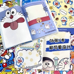 [ Set 4 Quyển ] Sổ Nhật Ký Bìa Cứng Doraemon [ A5 / Giấy Hoạ Tiết ] - 20069