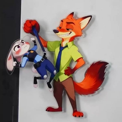 [ Set 12 Cái ] Charm Từ Tính Acrylic Zootopia [ Tay Xoay ] - 20154