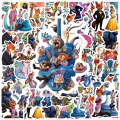 [ Set 10 Túi ] Sticker PVC Zootopia [ 65 Miếng ] - 20174