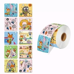 [ Set 20 Cuộn ] Sticker Zootopia [ 500 Tem ] - 20266