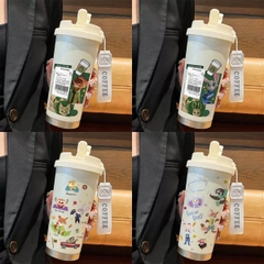 [ Set 2 Cái ] Bình Giữ Nhiệt Zootopia [ 520ml / Inox 316 ] - 20311