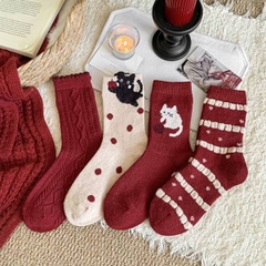 [ Set 8 Đôi ] Vớ Len Dài [ Len ] - 20410